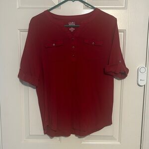 Croft & Barrow Rich Red Cotton Shirt